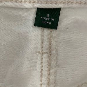 Wild Fables white jean shorts